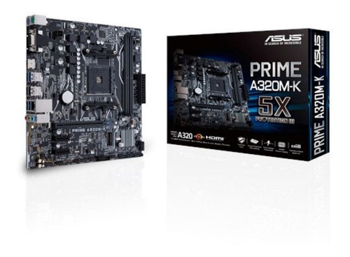 Motherboard Asus A320m-k Amd Am4 Ddr4 Tranza