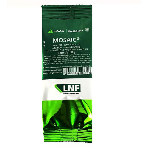 Lupulo Mosaic 50 G Pellet T90 