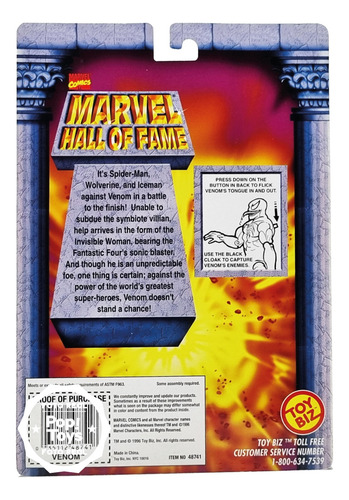 Toy Biz - 1996 - Marvel Hall Of Fame - Venom