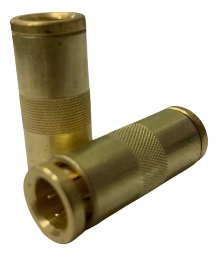 Par Engate Rápido União Metal 8mm Emenda De Mangueira