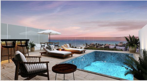 Penthouse De Lujo A Una Cuadra De La Playa ,rooftop Con Vist