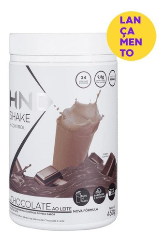 Shake H-control Sabor Chocolate Ao Leite Hinode Hnd 450g