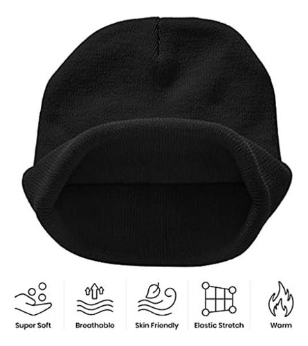 Gorro De Punto Con Bordado Gótico De Luna Para Hombres Y Muj