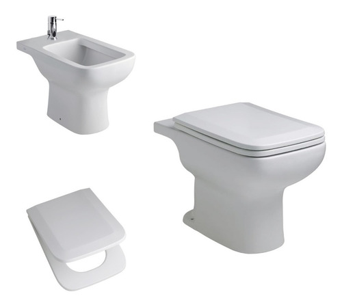 Combo Ferrum Trento | Inodoro Corto+ Tapa + Bidet 1ag