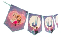 Comprar Banderín Personalizado De Frozen (5 Hojas)