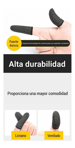 Imagen 6 de 10 de Funda, Dedales, Guante De Dedo Gamer Transpirable Antisudor