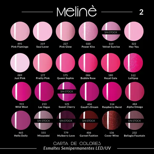 Kit 3 Esmaltes Semipermanentes Meliné + Base Coat Y Top Coat