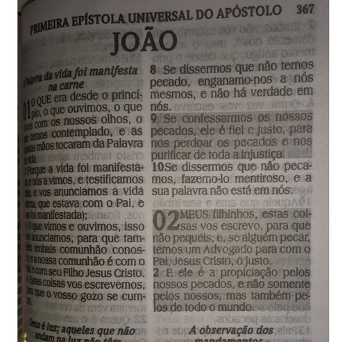 Bíblia Letra Gigante Harpa Feminina Botão Caneta Prata-azul
