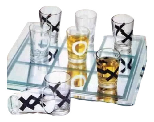 Jogo Da Velha Com Copos De Shot - Drinking Shot Grande