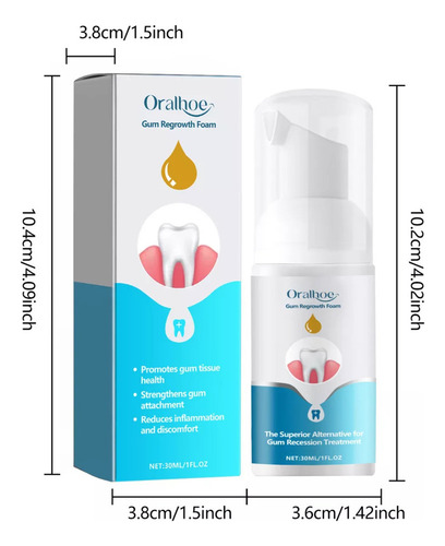 - Espuma De Crescimento De Goma V, 30 Ml