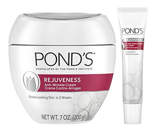 Crema Antiarrugas Y Crema De Ojos De Pond's Hidratante