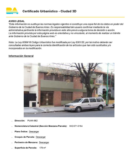 Excelente Lote A La Venta En Pleno Caballito