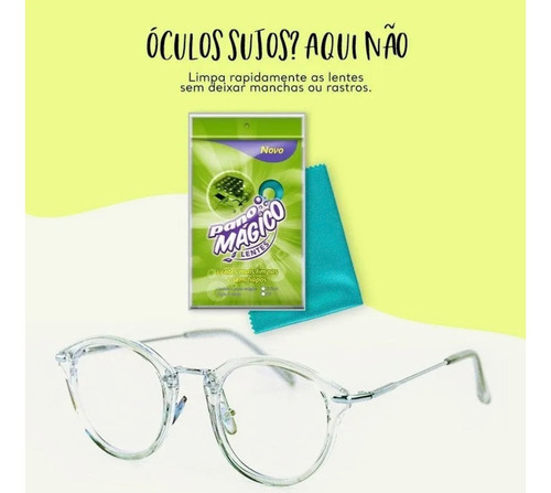 Pano Magico Lentes Verde Pastel Akora