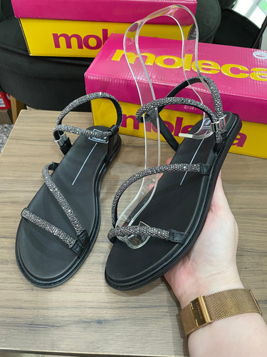 Sandália Feminina Moleca Rasteira Original - 5450.2372
