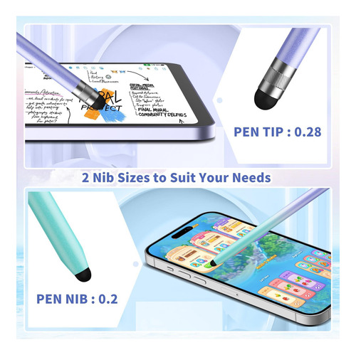 6pcs Stylus, Lápiz Óptico Para Pantalla Táctil, Lápiz Óptico