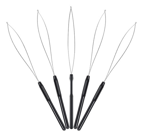 [ 30 Extensiones De Cabello, Enhebrador, Gancho Y