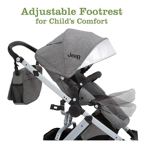 J Is For Jeep Sport Utility Grey Coche Paseador Bebe