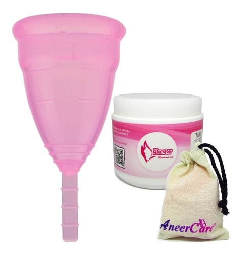Copa Menstrual Copita Aneercare®  + Envase + Bolsa + Instruc