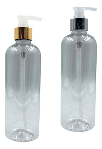 Dispensador De Plastico 500 Ml Envase Botella Jabon X 6 Pzs
