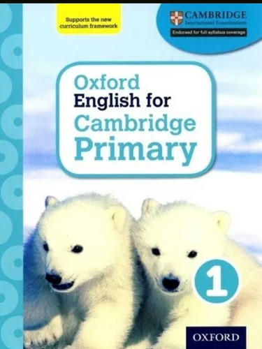 Oxford English For Cambridge Primary 1 Class Y Workbook