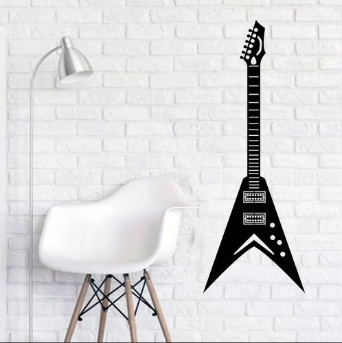 Cuadro Guitarra David Mustaine Metallica Madera Calada 