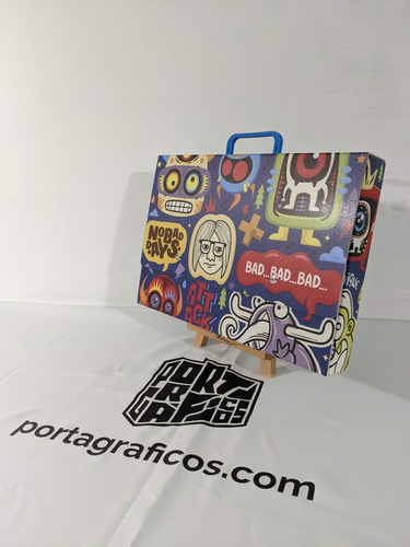 Imagen 3 de 3 de Portaplanos Marca: Portagráficos Mod. Badbad / Tabloide
