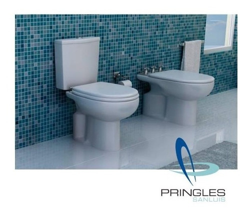 Imagen 3 de 6 de Bidet Loza Pringles Jade No Monaco Baño 3 Agujeros Oferta!!