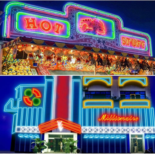 Cinta Led Neon 5 Metros 12v Rgb Tira Luces Led Rgb + Control Rgb
