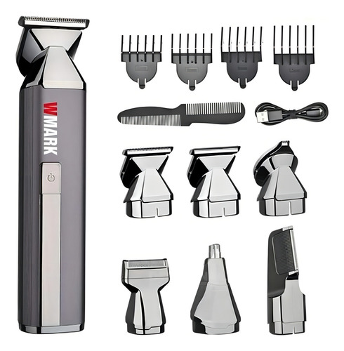 Aparador De Pelos Barbeador 6 Em 1 Wmark Ng Ht001