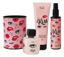 Comprar Kiss Ciclo Colonia Perfume Kiss Lata + Corporal Kiss + Body Splash Kiss