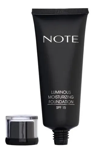Base de maquillaje en cremoso Note Cosmetique Luminous Moisturizing tono 02 - natural beige - 35mL