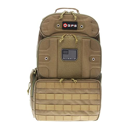 G.p.s. Tactical Range Backpack -tan , 12x10x6