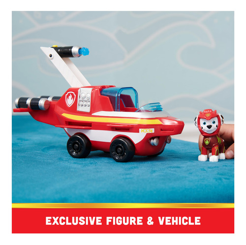 Vehículo Transformador Toy Paw Patrol Aqua Pups Marshall
