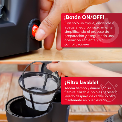 Rca Cafetera Eléctrica 12 Tazas Rc-caf2 Antigoteo Negro