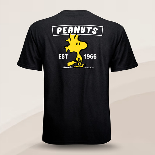 Playera Snoopy Peanuts 07 Woodstock Emilio Infantil Unisex