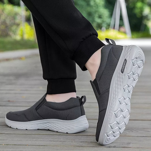 Zapatos Tenis Negros Mujer Y Hombres Pie Diabetico Cómodo A