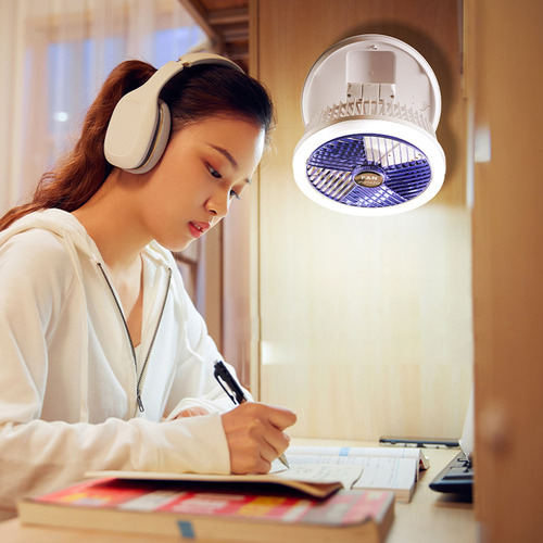 New Ventilador Eléctrico Portátil: Multifunción, Carga 4,