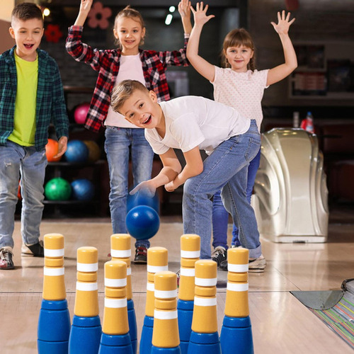 Juego De Bolos De Madera Juego De Bolos Para Patio Trasero K