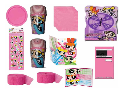 Kit De Fiesta Chicas Superpoderosas.
