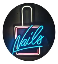 Comprar Cartel Nails Uñas Neón Led Figuras\u002F Decoración\u002F Ambientación