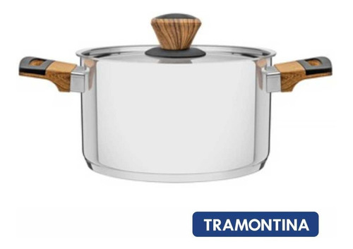 Jogo De Panelas Tramontina 4 Peças Brava Cabo Baquelite Inox