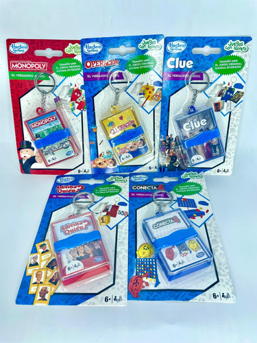 Kit De 5 Juegos De Mesa Mini De Hasbro