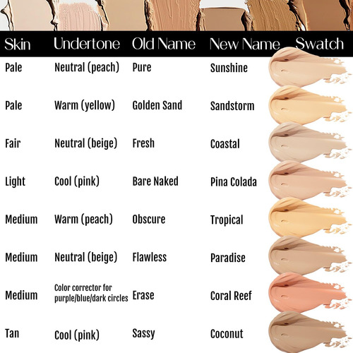 Corrector Baeblu, Cobertura Total, 100% Orgánico Y Natural