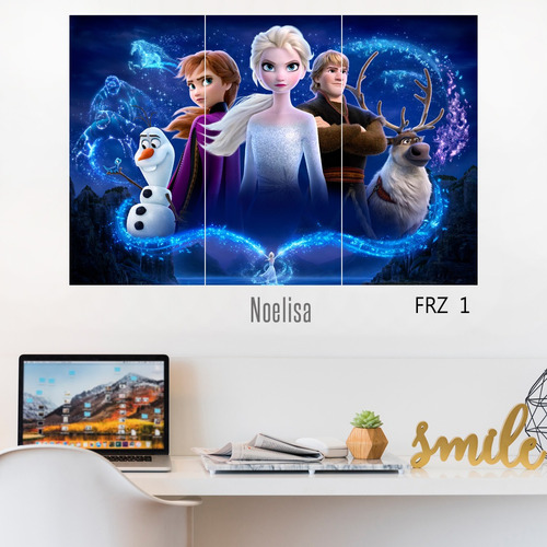 Cuadros Tripticos Frozen Disney