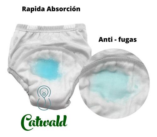 1 Pañal Ecológico Calzones Entrenador Género Sin Género Talla M8