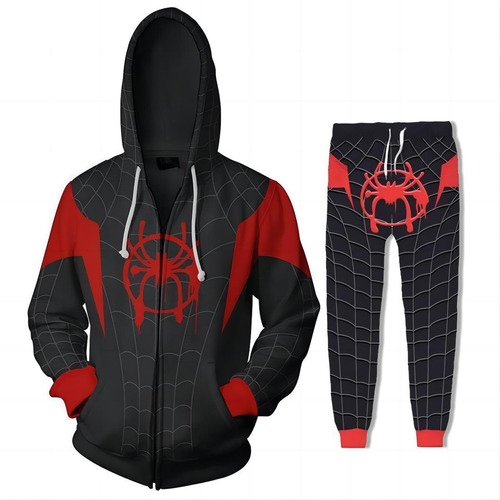 Disfraz De Halloween De Spider-man, Conjunto De Sudadera Con