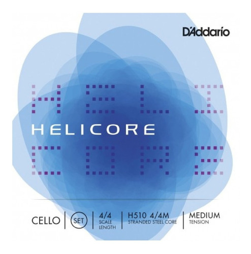 Encordado Para Cello 4/4 Daddario Helicore T. Media H5104-4m