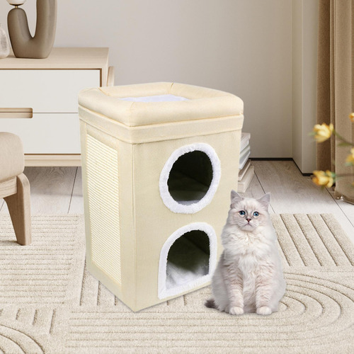 Cama Plegable Para Gatos, Cubierta, Condominio, Decoración