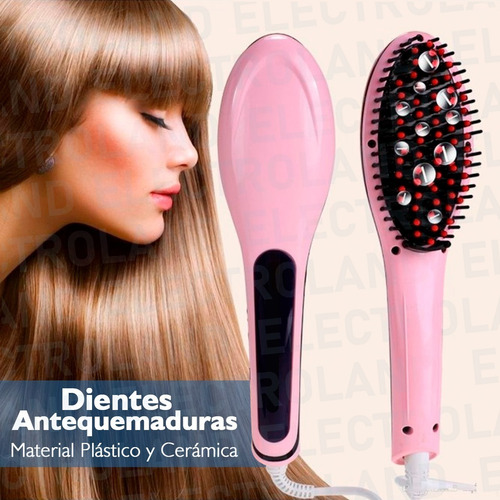 Cepillo Peine Alisador Planchita Cabellos Ondas Anti Frizz