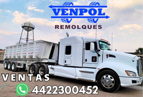 Remolque Gondola Volteo Para Materiales 30m3 Reforzada